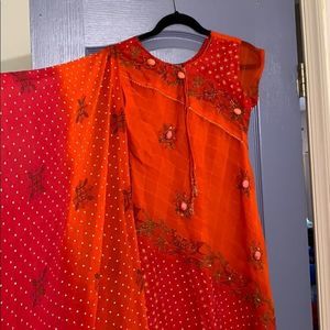 Indian Chudidhar. 3-piece set.